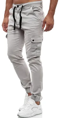 Immagine prodotto di Pantaloni cargo da uomo Tazzio Regular Fit 18525 Grigio W29