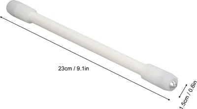 Productafbeelding van Draaiende vingerstelsel voor volwassenen, draagbaar, geschikt voor kantoor, ergonomisch stressverlichtend speelgoed voor thuis, onderweg, matwit