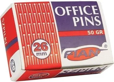 Obrázok produktu pre Pozinkované kancelárske kolíky - 10 balení po 50 g