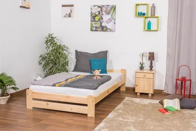 Produktbild von Futonbett Kiefer 120 x 200 cm Natur