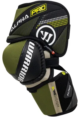 Produktbild von Warrior Junior Schutzausrüstung Alpha PRO Ellenbogenschoner, Farbe:BK, Größe:M