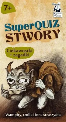 Image de ISBN Kapitan Nauka SuperQuiz Stwory, Polski, 112 stron(y)