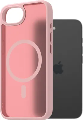 Immagine prodotto di AlzaGuard Custodia opaca compatibile con Magsafe per iPhone 16e rosa