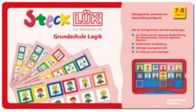Obrázok produktu pre SteckLÜK. Grundschule Logik 1: Alter 7 - 8 (rot)