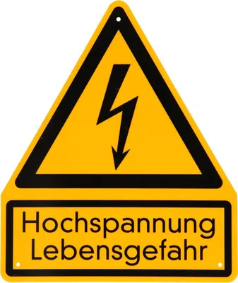 Produktbild von KS Tools Warnschild Hochspannung, Lebensgefahr