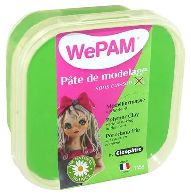 Lufttrocknende Modelliermasse, 145 g, Grün