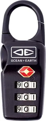 Produktbild von Ocean & Earth Travel Sperren Schwarz Schwarz One Size