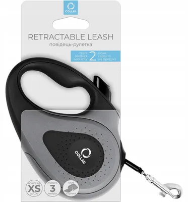 Produktbild von Collar Automatische Hundeleine XS 3m Reflektierend Schwarz