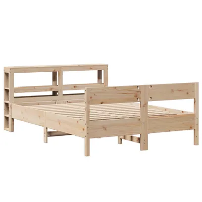 Produktbild von vidaXL Massivholzbett ohne Matratze 140x200 cm Kiefernholz