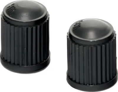 Produktbild von BestPrice Ventilkappen (2er Set) schwarz - Kunststoff Roller / Motorrad / Mofa etc.