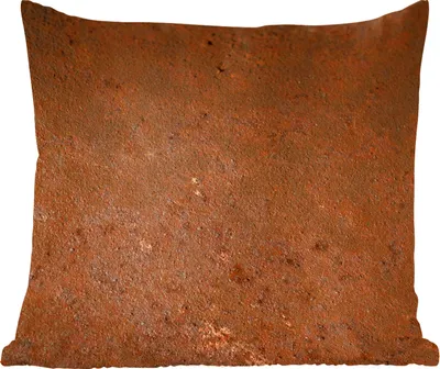 Produktbild von MuchoWow® Zierkissen Sofakissen Wohnzimmer Dekokissen 40x40 cm Rost - Orange - Braun - Foto Kissen - Schlafzimmer Dekoration
