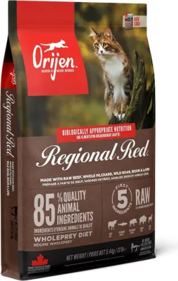 Produktbild von Orijen Regional Red, Adult, Rind, Lamm, Schweinefleisch, 5,4 kg
