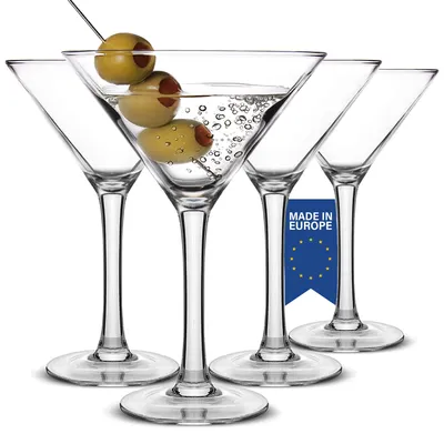 Martini Gläser Set 4er, 175 ml, Kristall, spülmaschinenfest