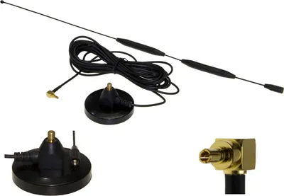 Produktbild von Antenne Magnetfuß GSM UMTS LTE HSDPA CRC9 11,5dBi 45cm passend für Huawei E176G E612 E618