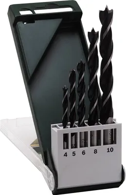 Produktbild von BOSCH 5tlg. Holzbohrer Holzspiralbohrer-Set 2609255214 Bohrerkassette Holz