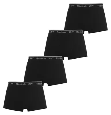 Immagine prodotto di Reebok - Boxer da uomo (confezione da 4) GT14143 (S) (nero)