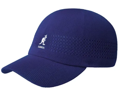 Kangol gestrickte Sommer Baseball-Cap Tropic Ventair in blau