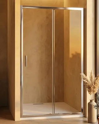 Immagine prodotto di Nicchia doccia 160 cm scorrevole vetro trasparente 6 mm 190 H Nuvola