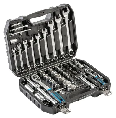 Imagen del producto de Juego de herramientas Hogert Technik, modelo HT1R225, fabricado en acero cromo-vanadio