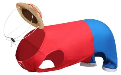 Productafbeelding van Beowyro hondenkostuum, grappig huisdierenkostuum, cosplay, kostuums voor Halloween, rood