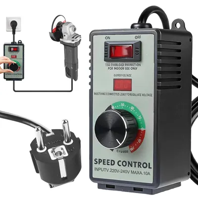 Drehzahlregler 240 V, 4000 W, stufenlos, Überlastschutz, 10 A