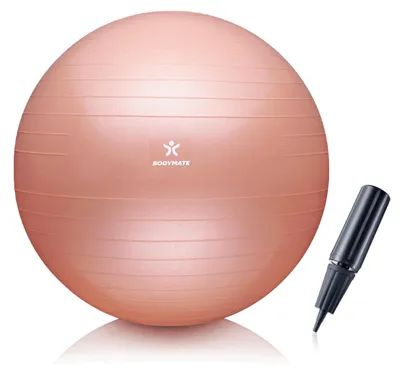 Image de Balle de gymnastique de 65 cm, bleue, antidérapante, pour le fitness