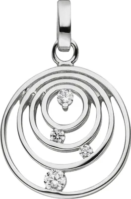 Produktbild von Anhänger 925 Sterling Silber 4 Zirkonia