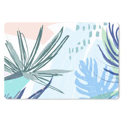 Produktbild von MuchoWow® Schreibtischunterlage Sommer - Tropisch - Pflanze - Farbe 60x40 cm - XXL Mauspad - Großes Mauspad