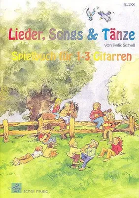 Produktbild von Lieder Songs und TänzeSpielbuch für 1-3 Gitarren