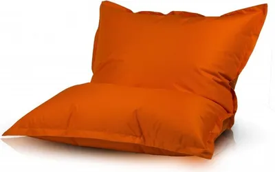 Obrázek produktu pro sedací vak Polyester M Cushion Sack Pouffe - Měkký a pohodlný - Barva: oranžová