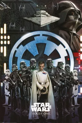 Image de Star Wars - Poster - Rogue One - Empire + 1 Ü-Poster size 61x91,5cm