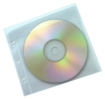 Produktbild von Kim Kranholdt CD-Hllen zum Abheften von einer CD oder DVD 100 Stck