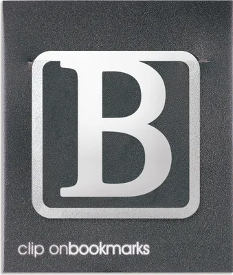 Image de Marque-page en métal - Lettre B Clip-on