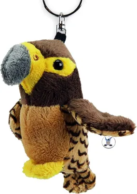 Produktbild von Falke Schlüsselanhänger Plüsch Greif Vogel Kuscheltier Anhänger braun BJARNE