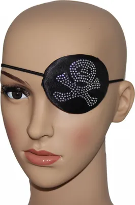 Produktbild von Augenklappe Pirat mit Strass