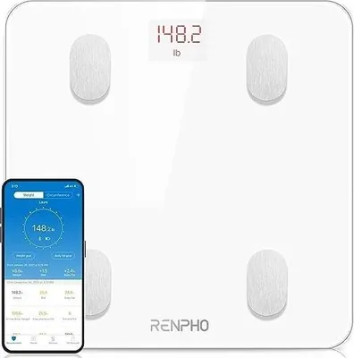 Produktbild von RENPHO Personenwaage Körperwaagen Digitalwaagen Bluetooth Körperfettpräzision Hochwertig Genau