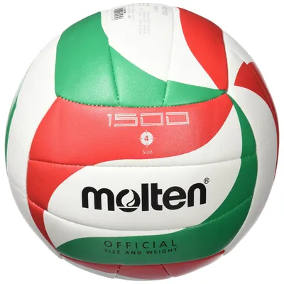 Immagine prodotto di Molten -  Pallone da pallavolo in Pelle finta PP166 (5) (rosso/bianco/verde)