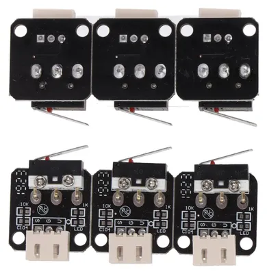 Image de Lot de 6 interrupteurs de fin de course pour imprimante 3 broches (N/O/C) – Pièces pour imprimante 3D résistantes et durables