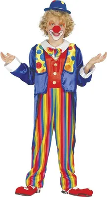 Immagine prodotto di Fiestas Guirca - Costume da clown per bambini FG1479 (116) (Colorato)
