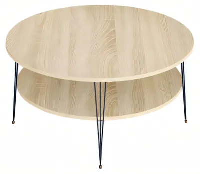 Obrázek produktu pro Elegantní hnědý dřevěný konferenční stolek se stylovým designem
