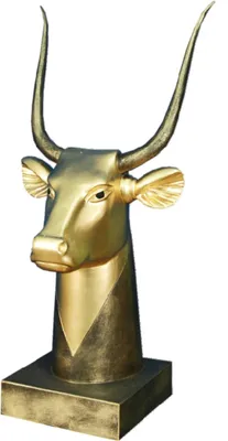 Produktbild von Design Ägyptischer Stier Figur Statue Skulptur Skulpturen Dekoration 2861 Neu