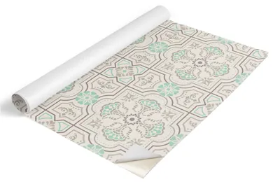 Imagen del producto de Película adhesiva para muebles - Película autoadhesiva para muebles, 100x50 cm - Película para muebles, ideal para armarios - Película para muebles - Película para la cocina - Resistente al agua - Lavable - Autoadhesiva - Sin burbujas de aire - Ornamentos de estilo vintage