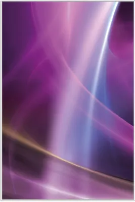 Produktbild von Wallario Wandbild Abstraktes Muster in violett lila pink schwarz, Größe: 61 x 91,50 cm, Poster mit weißem Aluminiumrahmen