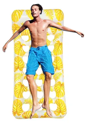 Image de Lit de relaxation gonflable pour l'été, idéal pour la piscine
