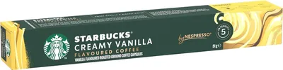 Produktbild von Starbucks Creamy Vanilla by NESPRESSO, Kaffeekapsel, Cafe crema, Box, 5 Stück(e)