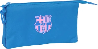 Produktbild von Dreifaches Mehrzweck-Etui F.C. Barcelona Blau 22 x 12 x 3 cm