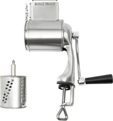 Image de Coupe-légumes, acier inoxydable, 5 lames, argent