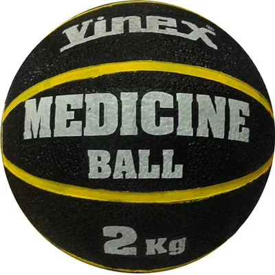 Zdjęcie produktu dla PIŁKA LEKARSKA VINEX VMB-L001P, VMB-L002Y 2 KG czarno-żółta