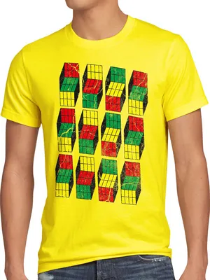 Produktbild von style3 Sheldon Cubes Herren T-Shirt