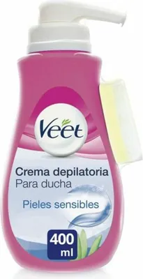 Produktbild von Veet Pure Ducha Crema Depilatoria Piel Sensible 400ml